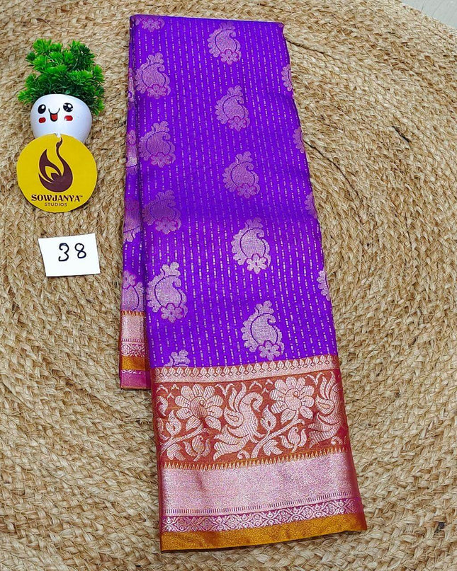 Premium Semi Pattu Sarees - SSASD38