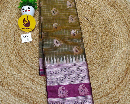 Premium Semi Pattu Sarees - SSASD43