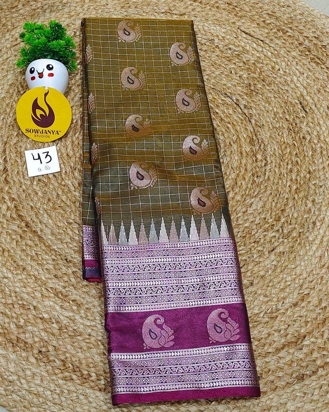Premium Semi Pattu Sarees - SSASD43