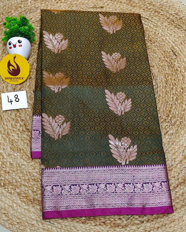 Premium Semi Pattu Sarees - SSASD48