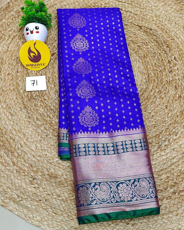 Premium Semi Pattu Sarees - SSASD71