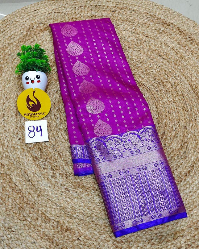Premium Semi Pattu Sarees -SSASD84