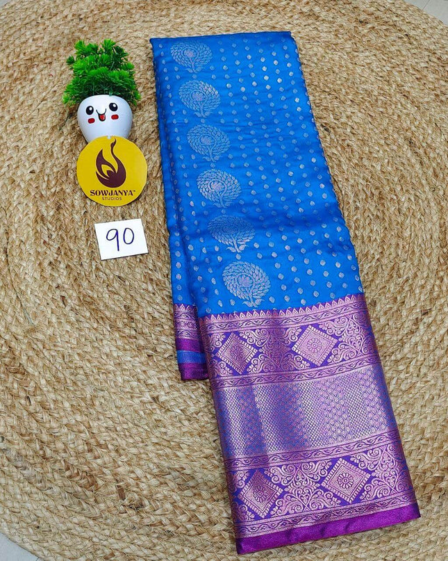 Premium Semi Pattu Sarees -SSASD90