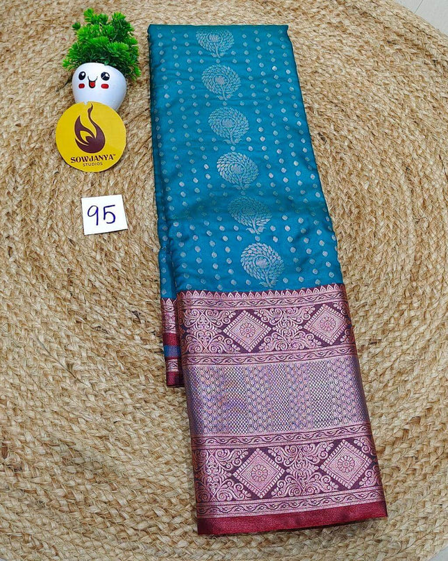 Premium Semi Pattu Sarees - SSASD95
