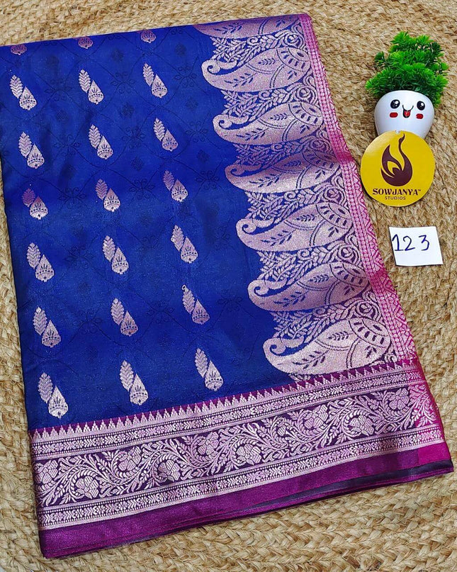Premium Semi Pattu Sarees -  SSASD123