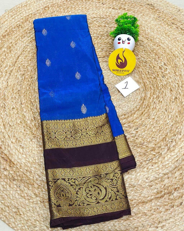 VINTAGE Seiko Gadwal Pattu Sarees - WAVE01