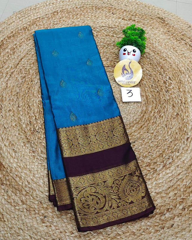 VINTAGE Seiko Gadwal Pattu Sarees - WAVE03