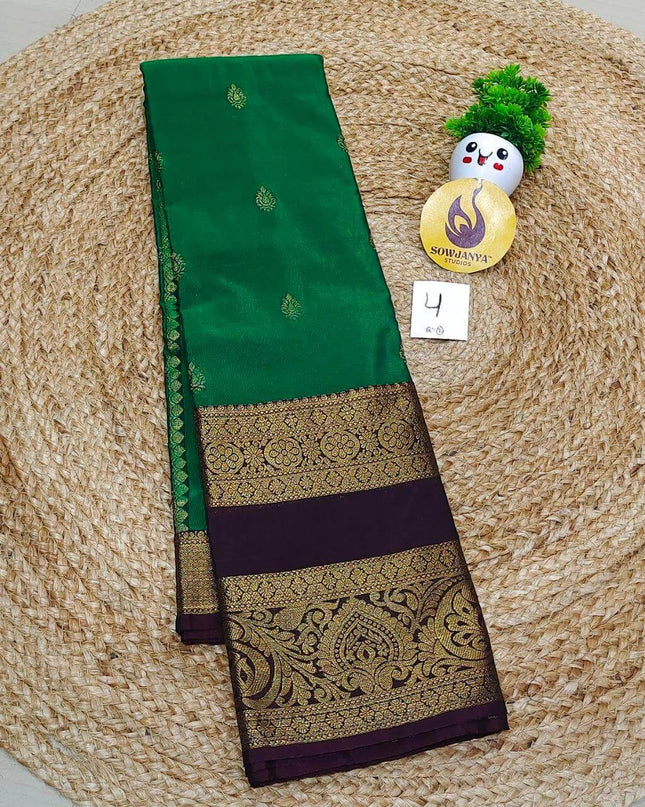 VINTAGE Seiko Gadwal Pattu Sarees - WAVE04