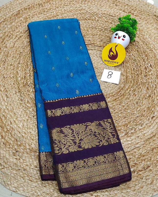 VINTAGE Seiko Gadwal Pattu Sarees - WAVE08