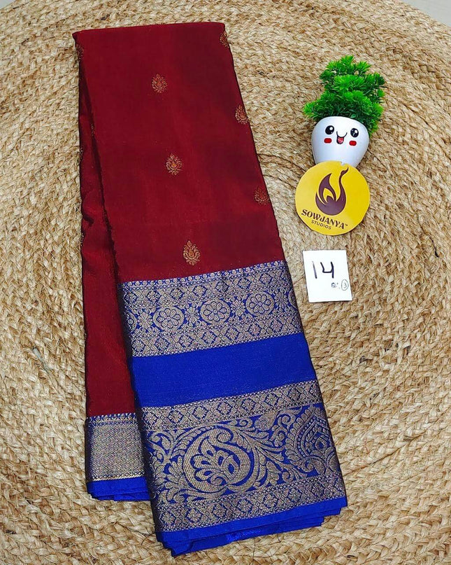 VINTAGE Seiko Gadwal Pattu Sarees - WAVE014