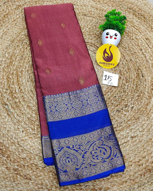 VINTAGE Seiko Gadwal Pattu Sarees - WAVE015