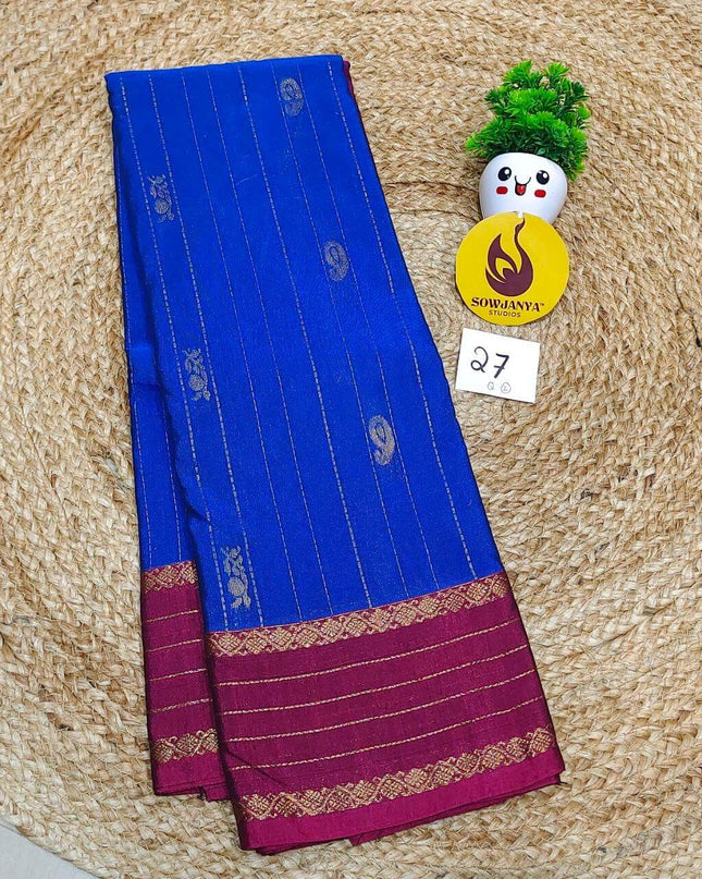 VINTAGE Seiko Gadwal Pattu Sarees - WAVE027