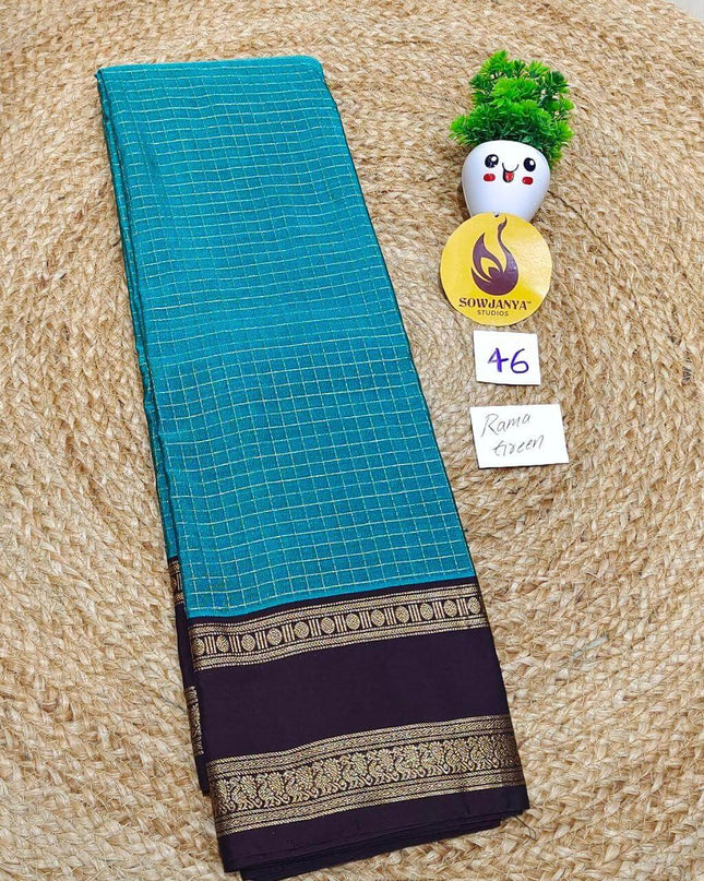 VINTAGE Seiko Gadwal Pattu Sarees - WAVE046