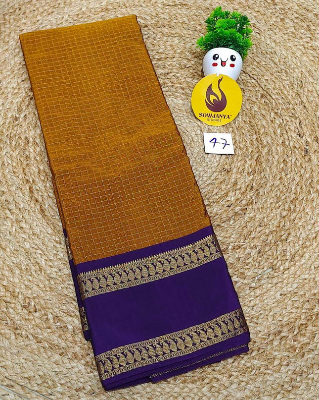 VINTAGE Seiko Gadwal Pattu Sarees - WAVE047