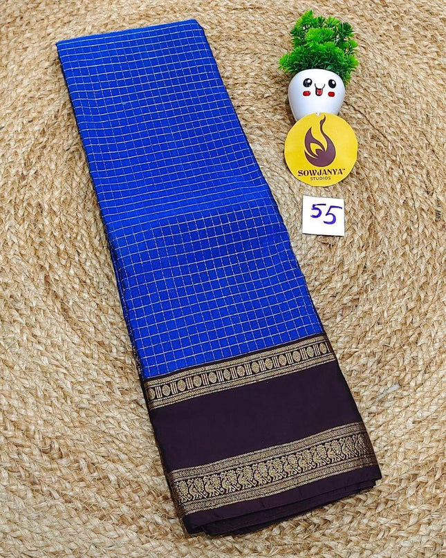 VINTAGE Seiko Gadwal Pattu Sarees - WAVE055