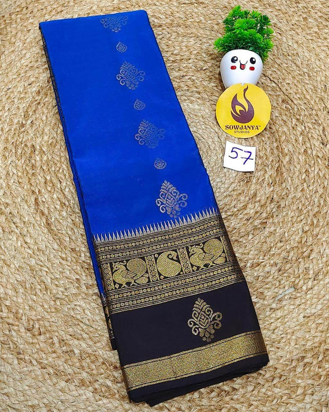 VINTAGE Seiko Gadwal Pattu Sarees - WAVE057
