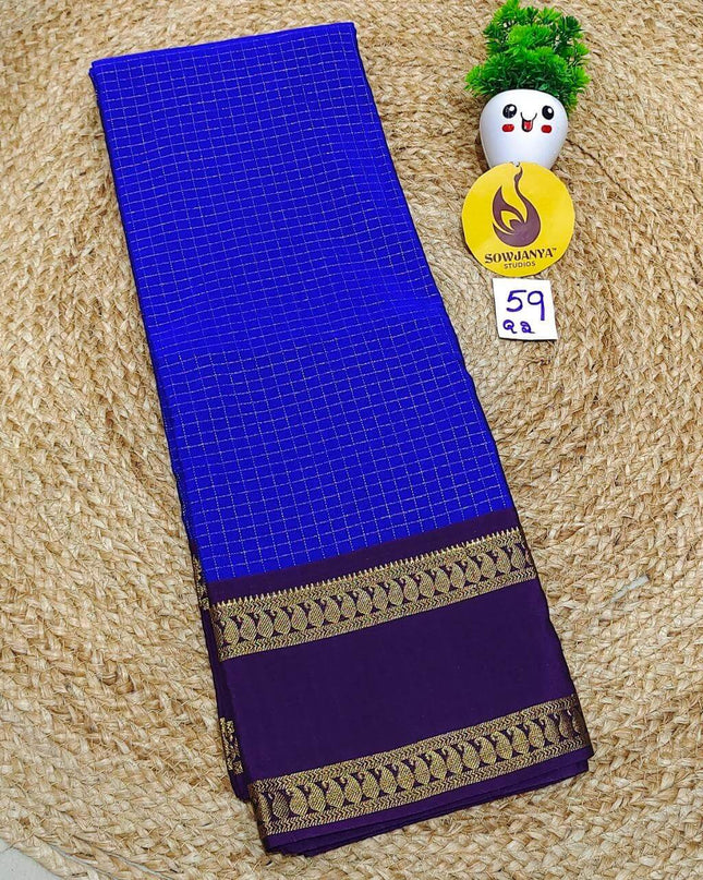 VINTAGE Seiko Gadwal Pattu Sarees - WAVE059