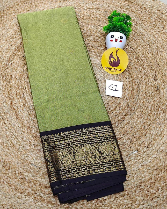 VINTAGE Seiko Gadwal Pattu Sarees - WAVE061