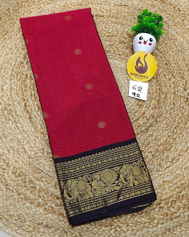 VINTAGE Seiko Gadwal Pattu Sarees - WAVE062
