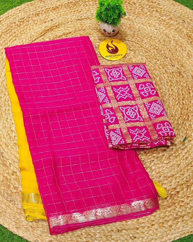 Premium Viscose Georgette Sarees - CLEAR12