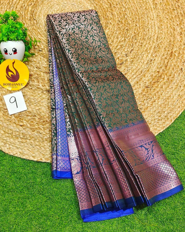 Premium Fancy Pattu Sarees - SSAKA09