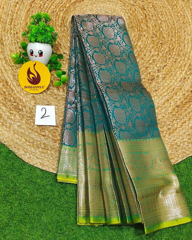 Premium Fancy Pattu Sarees - SSAKA02