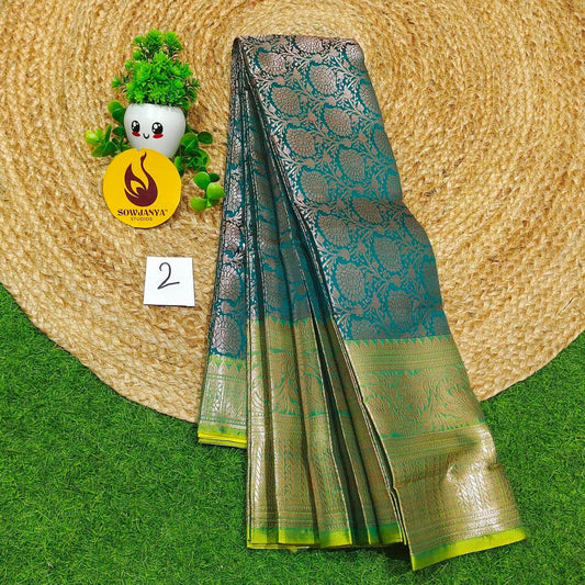 Premium Fancy Pattu Sarees - SSAKA02