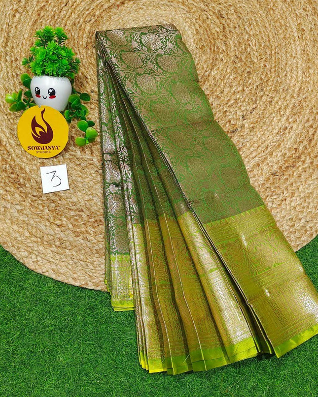Premium Fancy Pattu Sarees - SSAKA03