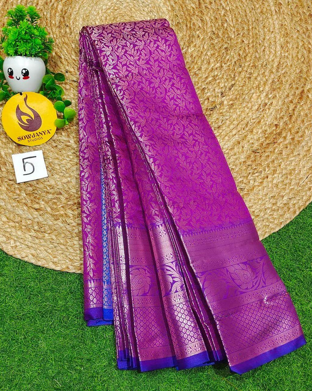 Premium Fancy Pattu Sarees - SSAKA05