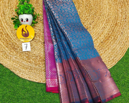 Premium Fancy Pattu Sarees - SSAKA07