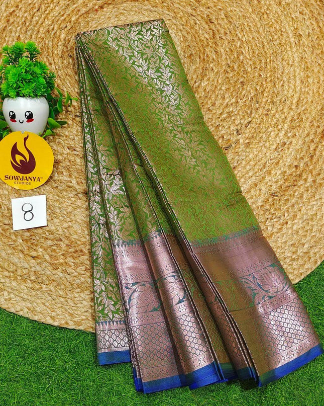 Premium Fancy Pattu Sarees - SSAKA08