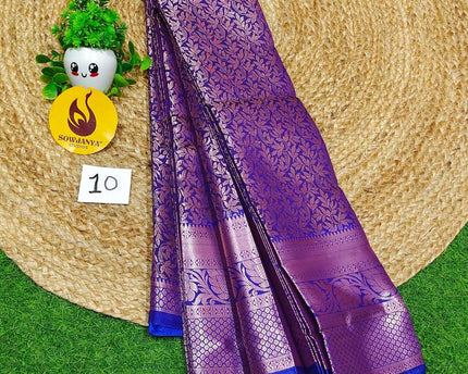 Premium Fancy Pattu Sarees - SSAKA010