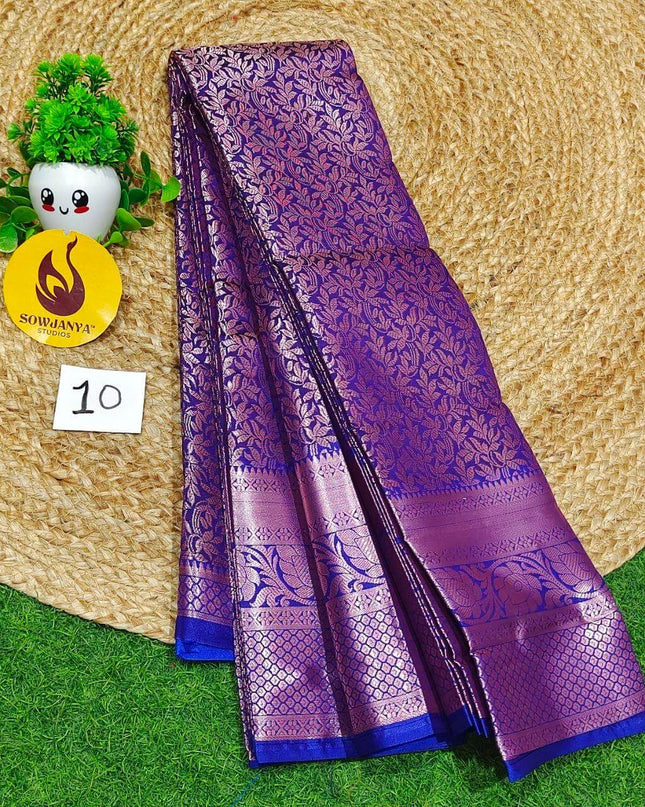 Premium Fancy Pattu Sarees - SSAKA010