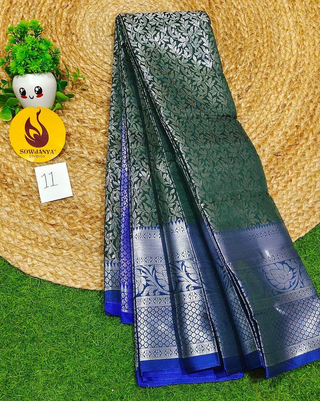 Premium Fancy Pattu Sarees - SSAKA011
