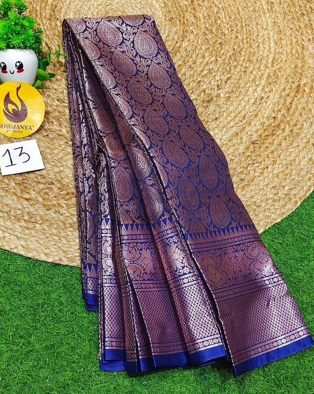 Premium Fancy Pattu Sarees - SSAKA013