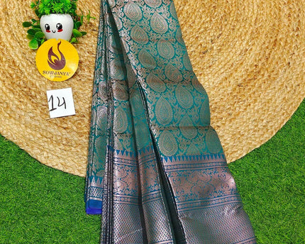 Premium Fancy Pattu Sarees - SSAKA014