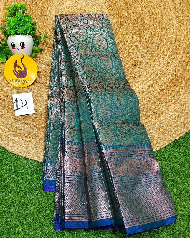 Premium Fancy Pattu Sarees - SSAKA014