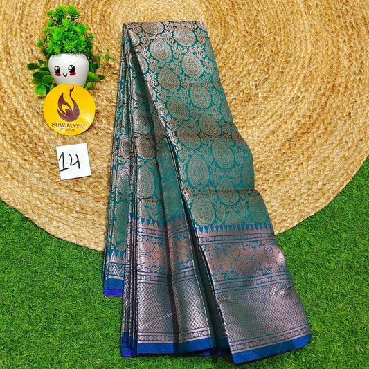 Premium Fancy Pattu Sarees - SSAKA014