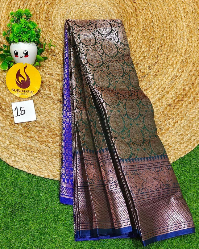 Premium Fancy Pattu Sarees - SSAKA016