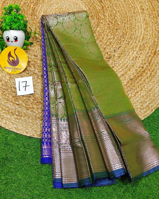 Premium Fancy Pattu Sarees - SSAKA017