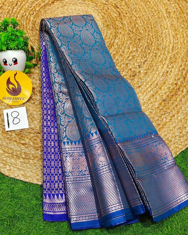 Premium Fancy Pattu Sarees - SSAKA018