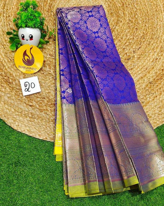 Premium Fancy Pattu Sarees - SSAKA020