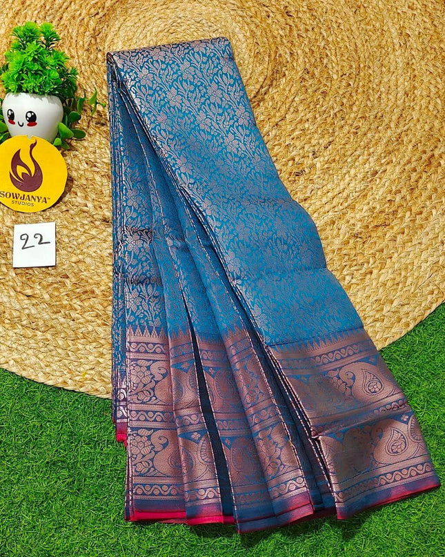 Premium Fancy Pattu Sarees - SSAKA022