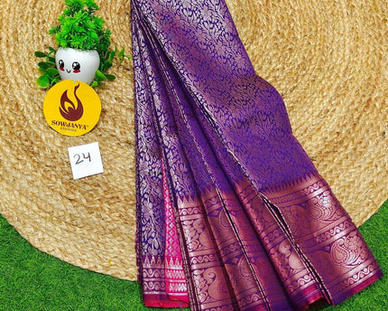 Premium Fancy Pattu Sarees - SSAKA024