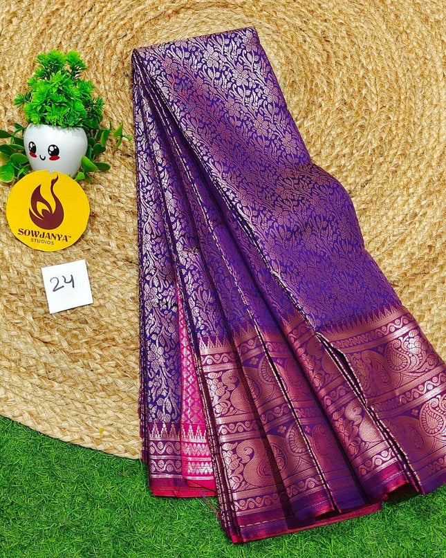 Premium Fancy Pattu Sarees - SSAKA024