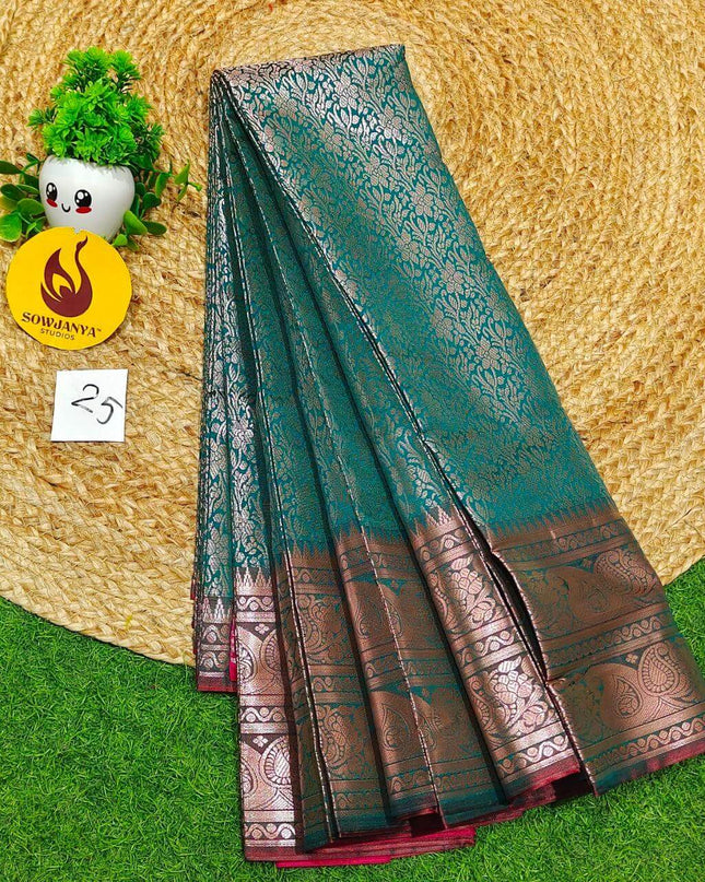 Premium Fancy Pattu Sarees - SSAKA025