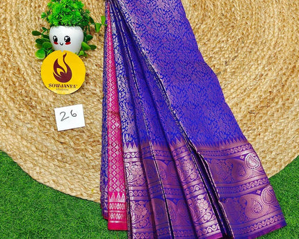 Premium Fancy Pattu Sarees - SSAKA026