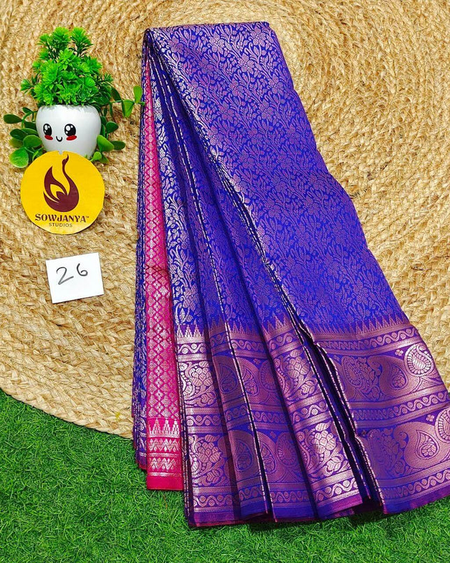 Premium Fancy Pattu Sarees - SSAKA026