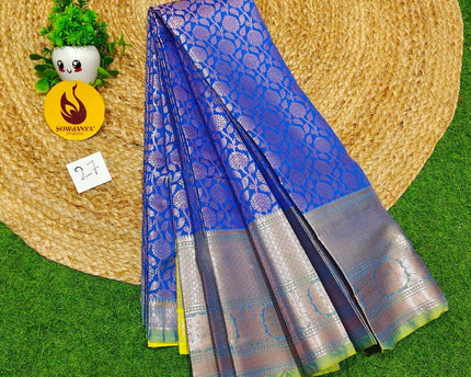 Premium Fancy Pattu Sarees - SSAKA027