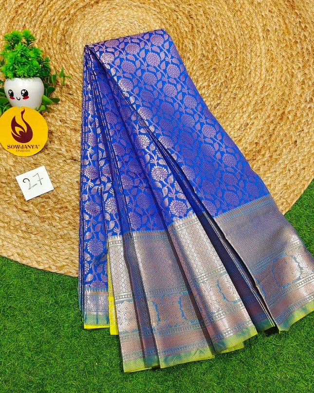 Premium Fancy Pattu Sarees - SSAKA027